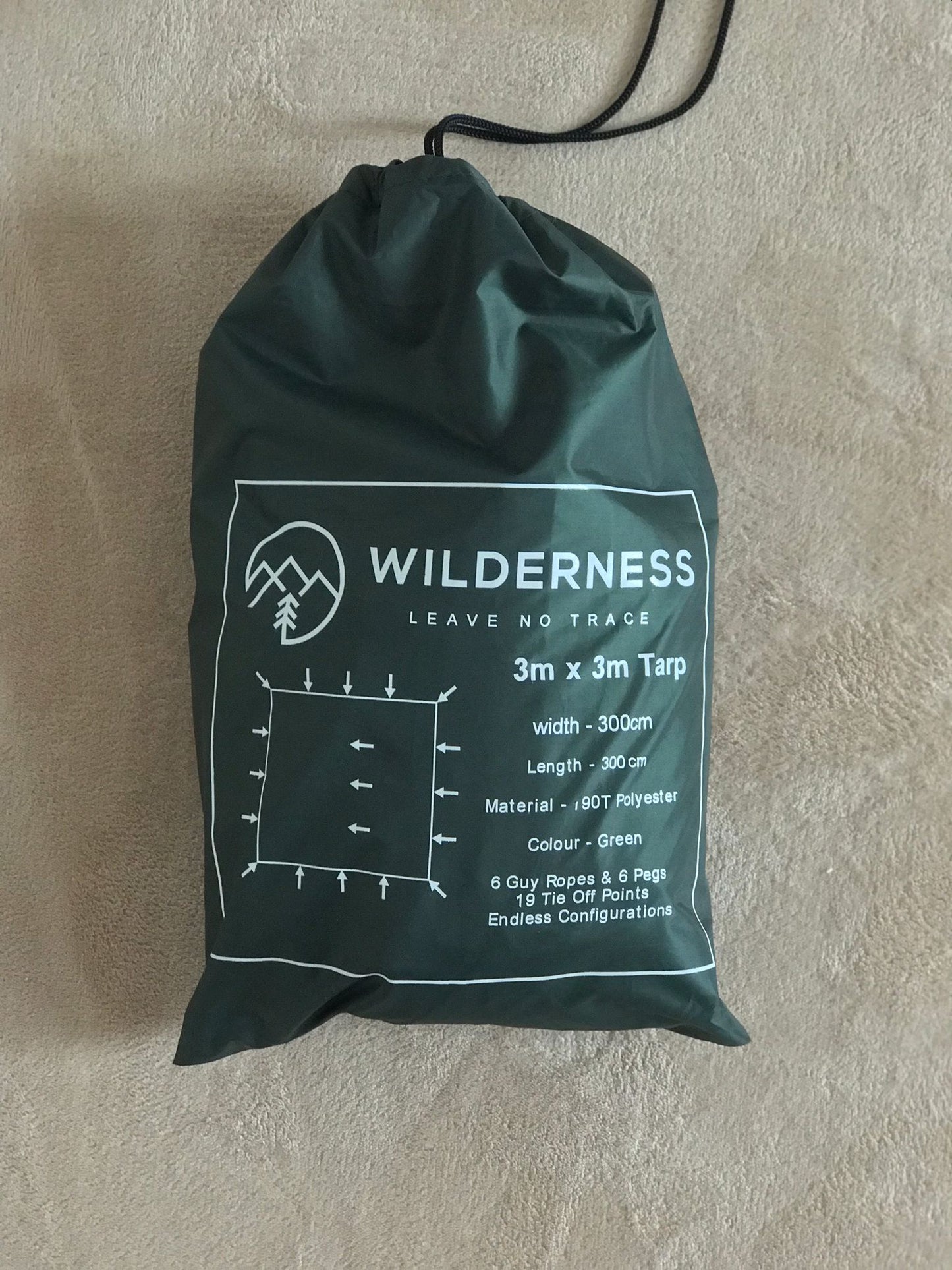 Wilderness 3 x 3m Original Tarp.