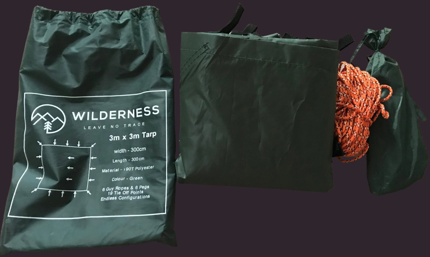 Wilderness 3 x 3m Original Tarp.